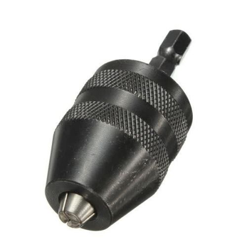 1/4 keyless drill bit chuck adapter converter hex shank power tool **new** for sale