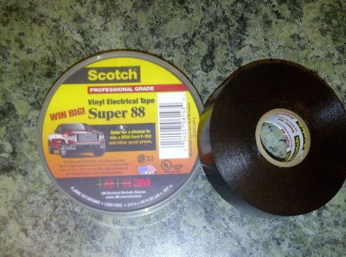 Scotch Super 88  Heavy Duty Vinyl Electric Tape in Plastic Case