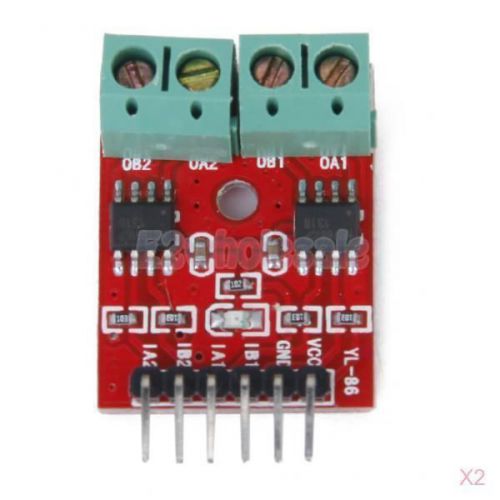 2x 911 dual dc h-bridge stepper motor driver controller board for two dc motors for sale