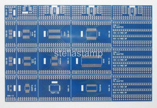 Smd converter adapter pcb board- soic msop tssop dip #6 for sale
