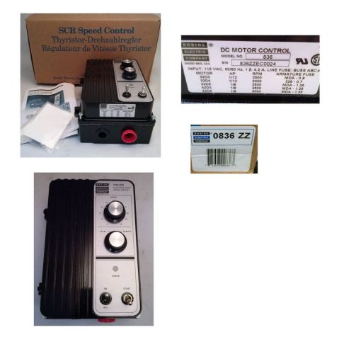 Bodine electric 836 remote speed control for sale
