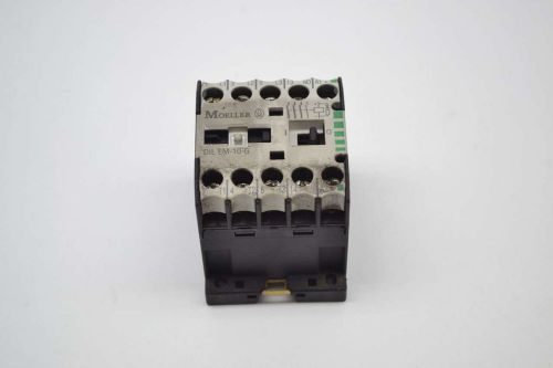 Moeller dil-em-10-g 22-dil-em auxiliary contact 24v-dc 5hp ac contactor b379963 for sale