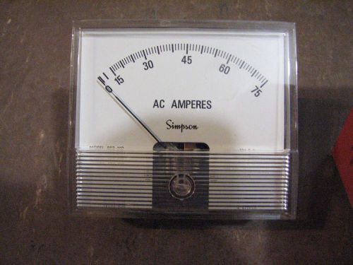 Simpson TV3AAA075  Gauge0 to 75 AC Amps