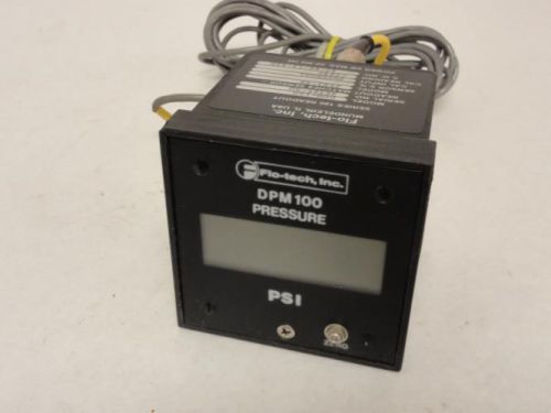 91973 New-No Box, Flo-Tech DPM-100 Flow Meter Readout and Sensor