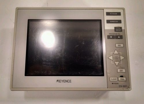 Keyence CV-551 Operator Interface Panel and Display Screen