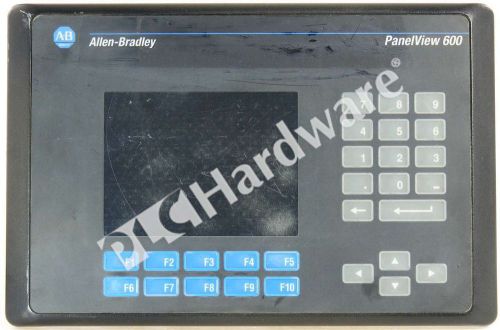 Allen Bradley 2711-B6C1 /B PanelView 600 Color/Touch/Key/RS-232-Print, Read!