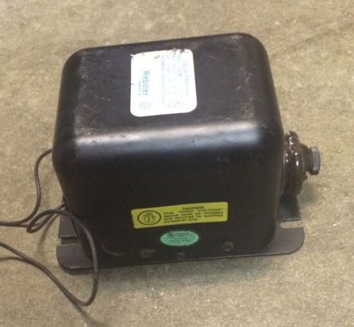 Webster ignition transformer 612-6a072 120v 60hz for sale