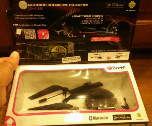 NEW BeeWi StingBee Interactive Helicopter for Android Bluetooth Battle Chopper!