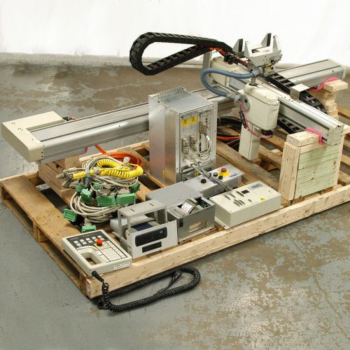 Adept 90400-11200 78&#034; linear 4 axis xyz robot module with mv-4/pa-4 controller for sale