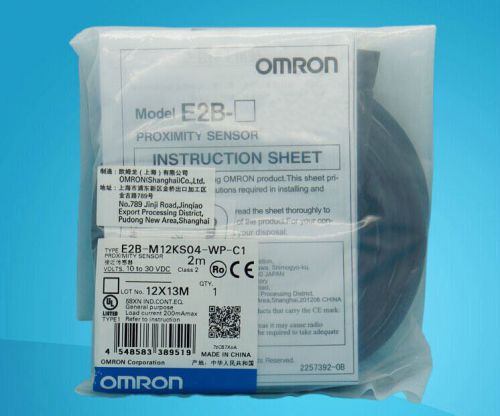 origin OMRON proximity switch E2B-M12KS04-WP-C1 2 months warranty