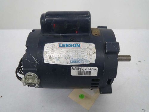 LEESON C4C17DC7A AC 1/4HP 115V-AC 1725RPM JS56C 1PH ELECTRIC MOTOR B352243