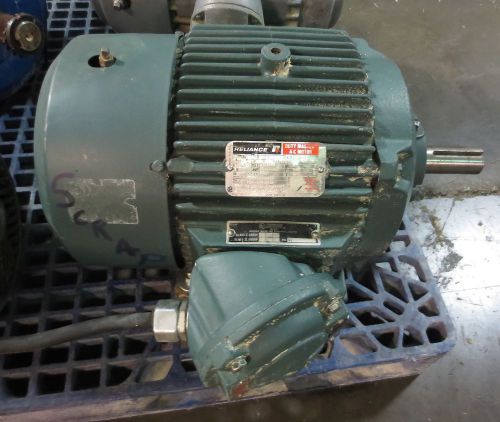 Reliance duty master 3 ph ac motor p25g631f 7.5 hp 1165 rpm 230/460 v 254t for sale