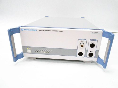 Rohde &amp; schwarz ptw 70 wireless protocol tester 1153.3001.02 ptw70 1153.3001k02 for sale