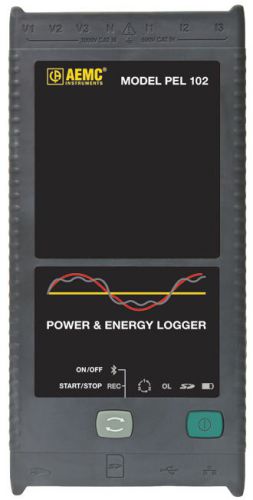 Aemc pel 102 single/three-phase power &amp; energy logger for sale