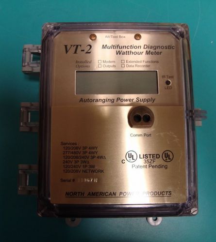 Perfect autoranging multifunction diagnostic watt hour meter whm vt-2 w/ ct&#039;s for sale