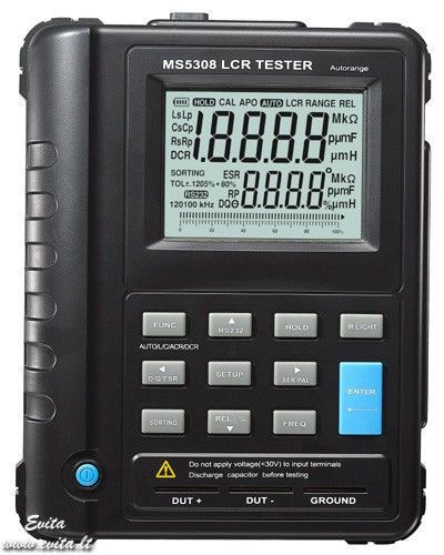 Mastech ms5308 handheld autorange lcr tester for sale