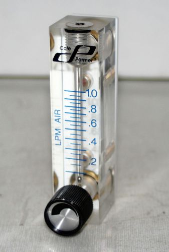0.1-1 LPM Adjustable Air Flowmeter Cole-Parmer 32460-42