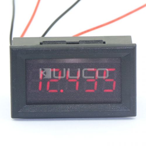 0.36&#034; 5 Digital Voltage DC Volt Meter Panel Voltmeter Guage 0-33V Red LED Tester
