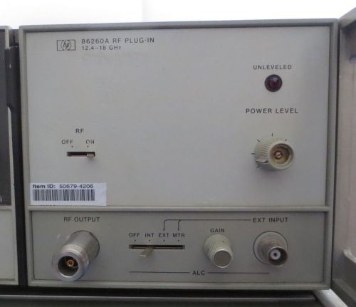 HP 86260A RF Plug-in 12.4 - 18 GHz