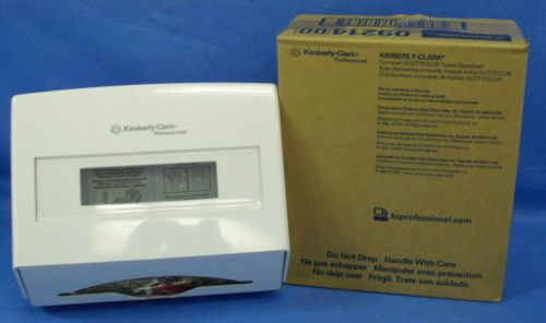Kimberly Clark Professional Compact SCOTTFOLD Towel Dispenser #09214- New in Box