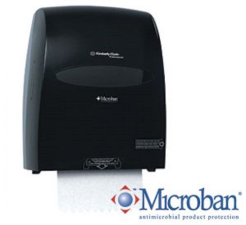 Hard Roll Towel Dispenser Kimberly-Clark 09996 Smoke Gray SaniTouch MicroBan