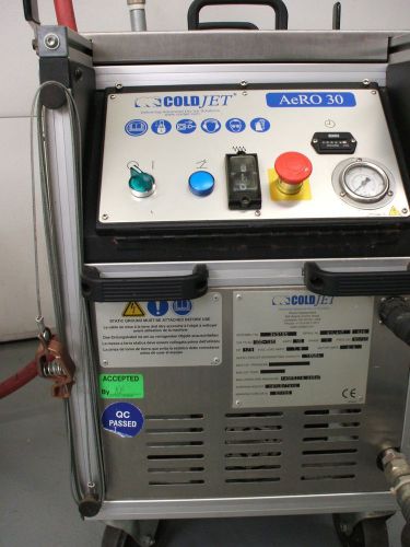 ColdJet AERO 30 Dry Ice Blasting Machine w/ 1 Nozzel and Cooler, 120v, 140PSI