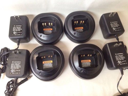 4 used oem motorola charger htn9000b  ht1250 ls ht750 mtx950 mtx9250 ht1550 for sale