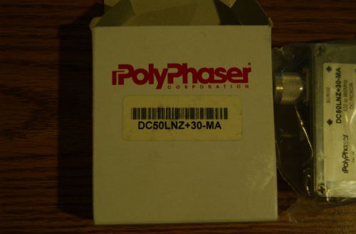 polyphaser DC50LNZ 30-MA 400 TO 960 MHZ  LIGHTNING PROTECTION