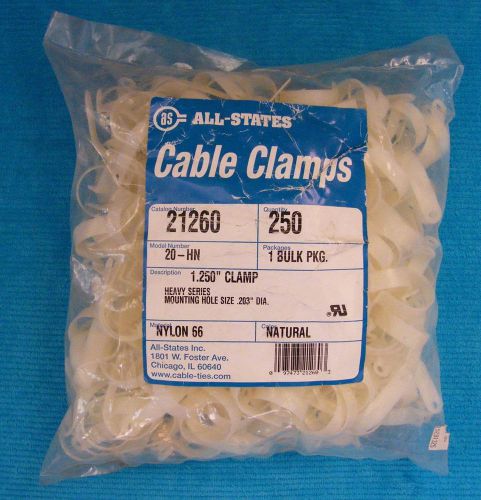 All-States Cable Clamps #21260 1.250&#034; - Package of 250