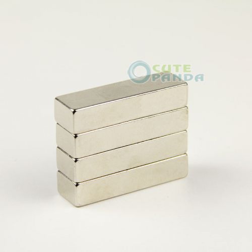 4pcs Super Strong Neodymium Block Magnet 50mm x 15mm x 10mm N35 Grade Rare Earth