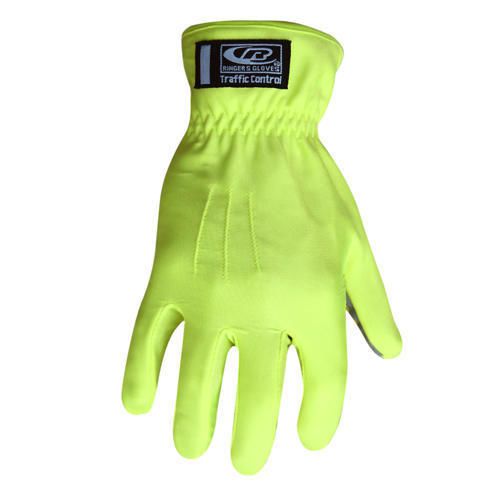 Ringer&#039;s 307-13 hi-vis traffic control gloves with reflective strips 3xlarge for sale