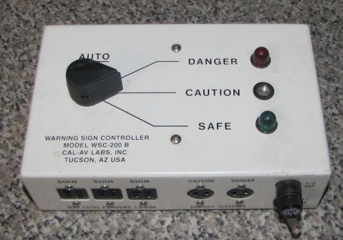 CAL-AV WARNING SIGN CONTROLLER WSC-200B
