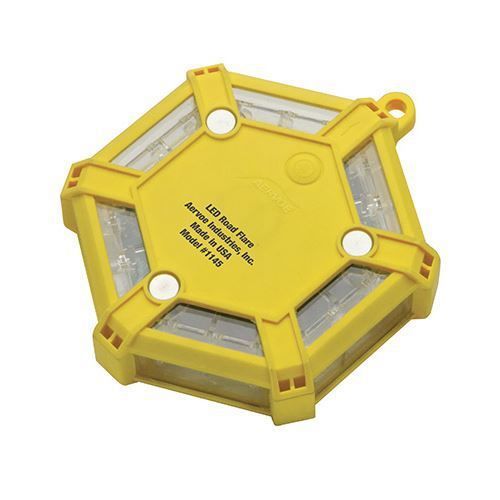 New aervoe classic durable road flare 7 flash patterns 18-leds yellow 1145 for sale