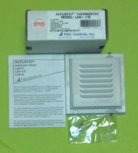 Accustat cooling / heating thermostat white m# lah-11e new in box for sale