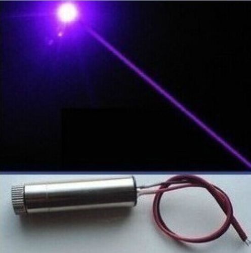 New industrial blue violet focusable laser dot module 405nm 20mw 12x45mm 3v 5v for sale