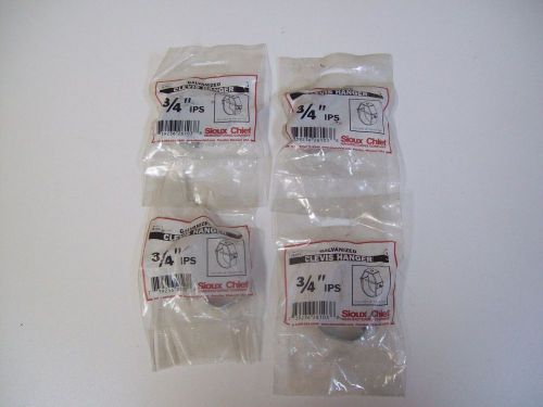 Sioux chief 26103 3/4&#034; ips galvanized clevis hanger - lot of 4 - brand new for sale