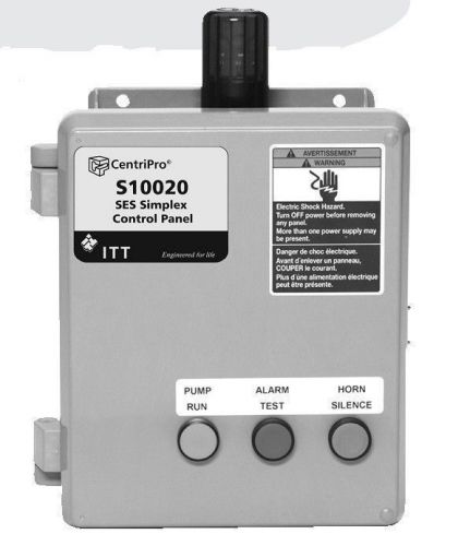 Goulds s10020 ses simplex control panel, 1 ph, 20 max amps for sale
