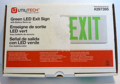 NEW Utilitech LED Emergency EXIT Light