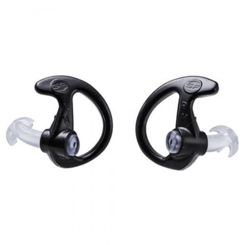 Surefire ep2-bk-ll2 commear boost left ear black open earpiece left large 2 pack for sale