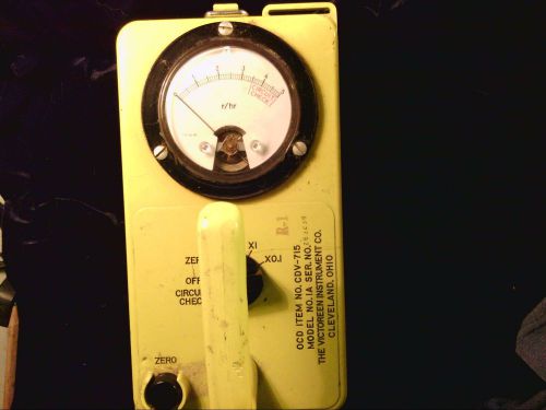 Geiger counter/Radiation Detector...Victoreen CDV 715