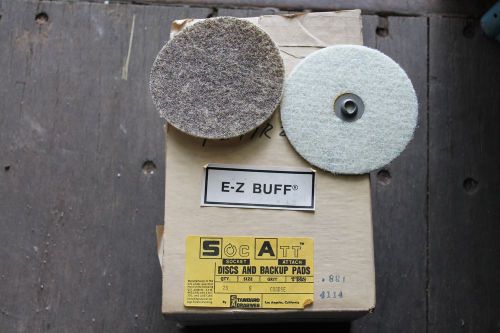 25 new standard abrasives 5&#039;&#039; socat discs EZ BUFF