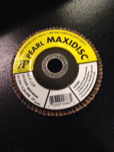 NEW (5)  PEARL MAXIDISC 4&#034; 4040 A40 Grit Disc