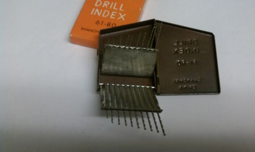 DRILL INDEX 61-80   20 PCS/SET