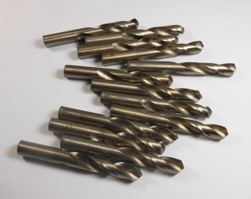 Screw Machine Drills 9.5mm HSS Oxide 135D 40mm LOC x 84mm OAL QTY 13 &lt;1714&gt;