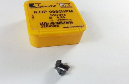 9.9mm kennametal kentip carbide  drill insert tip kc7315 (e459) for sale
