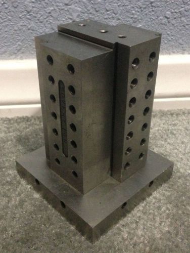 NICE!! EDM TAPPED HOLE WORKHOLDING FIXTURE - 10-32 TAPPED HOLES