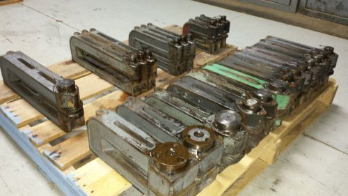 (Large lot of 24pc.) Wales Strippit Unipunch Press Punch Dies C-Frame Tooling NR