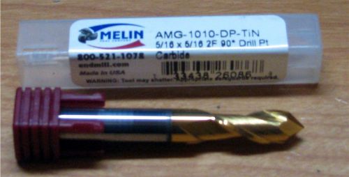 Meli 5/16&#034; coated solid carbide drill mill
