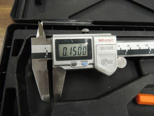 Mitutoyo 500-672 / cd-6&#034;ps digital caliper absolute coolant proof w/ case for sale