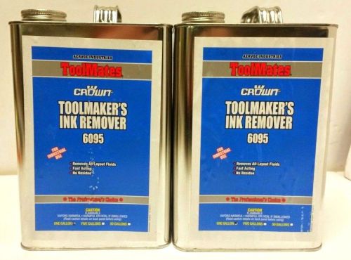 GALLON SIZE! Crown Toolmaker&#039;s Ink Remover 6095 One Gallon, Case of 2